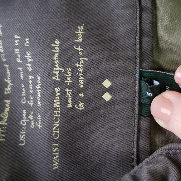 J. Crew Relaxed Boyfriend Field Jacket in Olive Size Small - Picture 5 of 13